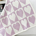 Inverse Hearts Baby Blanket pattern