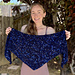 Midnight Stars Shawl pattern 