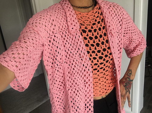 Granny square Genser - LJ Millar