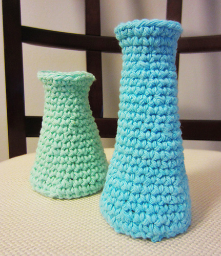 Crochet Flower Vase photo 1
