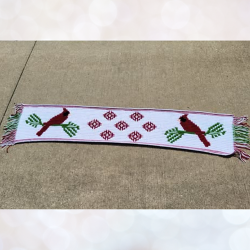 Ravelry: Cardinal Mosaic Table Runner pattern by Lynette Kosar