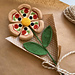Pizza Flower pattern