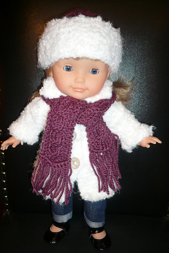 Manteau Toque et Echarpe Miss Corolle photo 1
