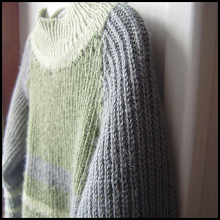 Half Fishermans Rib Raglan pattern by 