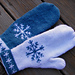 Doubleknit Snowflake Fingerless Gloves photo 4