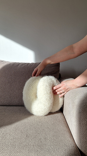 Donut with a Twist Cushion