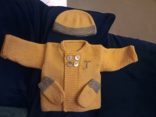 Hello Baby Cardigan Set photo 2