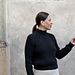 Slim Fit Rib Knit Sweater pattern 