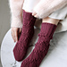 Serene Jumbo socks pattern 