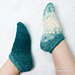 Snowball Slipper Socks pattern 