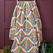 Bright Angles Geometric Blanket pattern 