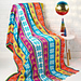 Technicolour Tinsel Throw pattern 