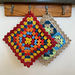 Boho Granny Potholders pattern 