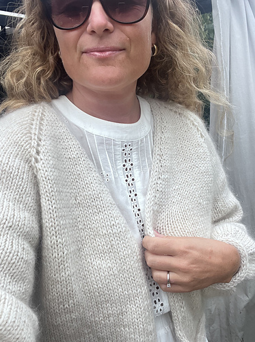 Lines chunky cardigan - Bjørheim