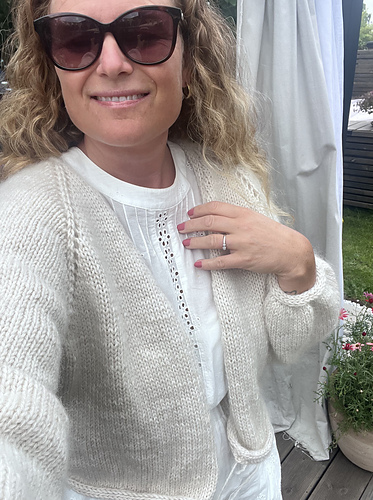 Lines chunky cardigan - Bjørheim