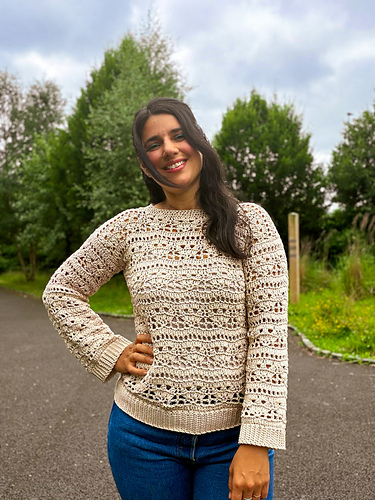 Petal Lace Sweater