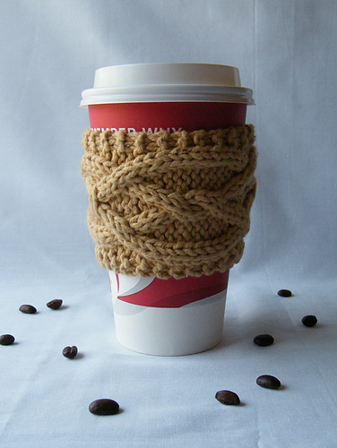 Hermine Cable Cup Cozy Sweater photo 1