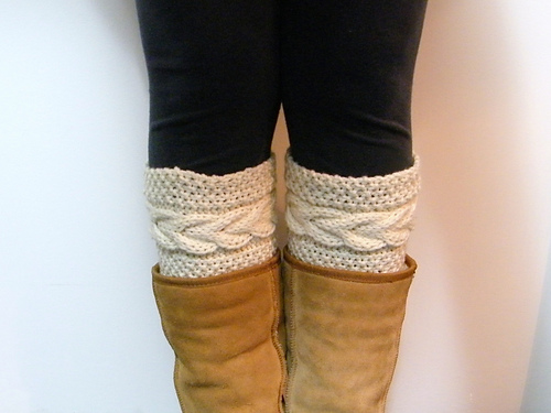 Grace Cable Boot Cuffs photo 1