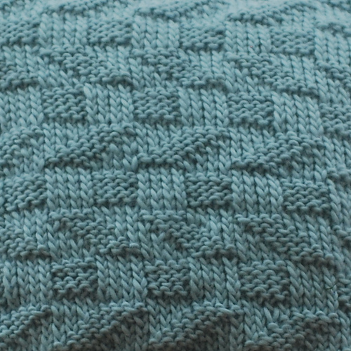 Ravelry Slanted Basket Stitch Blanket pattern by Libby Summers