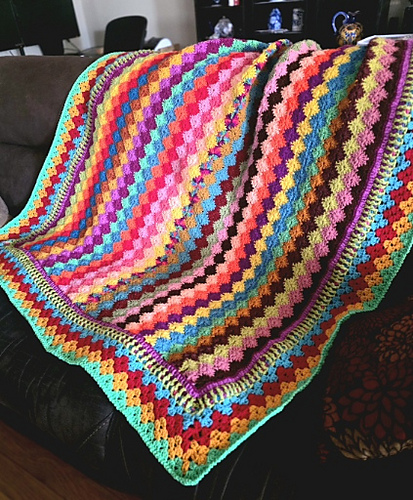 Harlequin Scrap Blanket