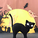 Noir the Halloween Cat pattern 