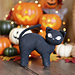 Noir the Halloween Cat pattern 