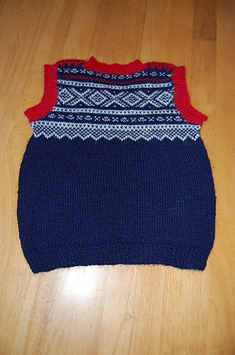 Marius vest for barn - Lilje0