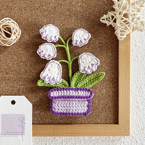 Flat Lily-of-the-Valley Pot