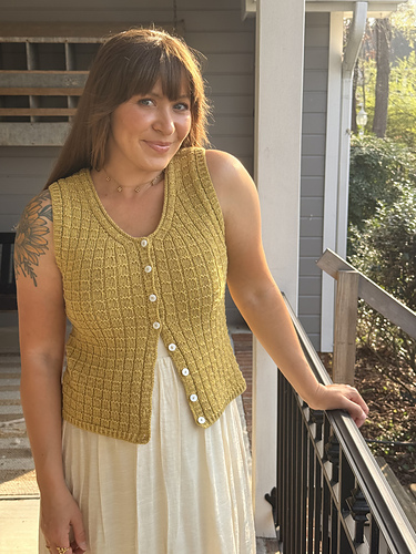 Rene Grid Vest