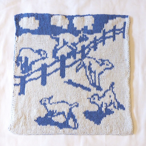 Sheep Counting Baby Blanked or Pillow Cover photo 1