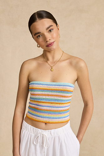 10831 Lace Me Up Tube Top