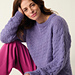 10881 Soft Cable Sweater pattern 