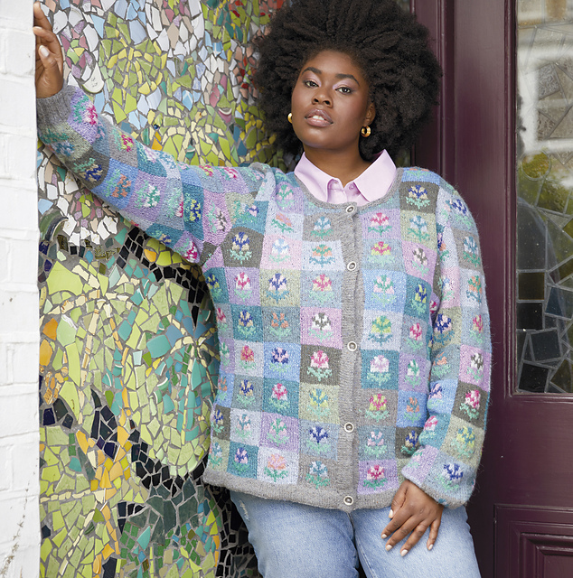 flower cardigan