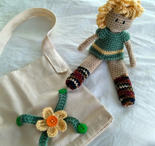 Luka's rag doll sleepover bag photo 2