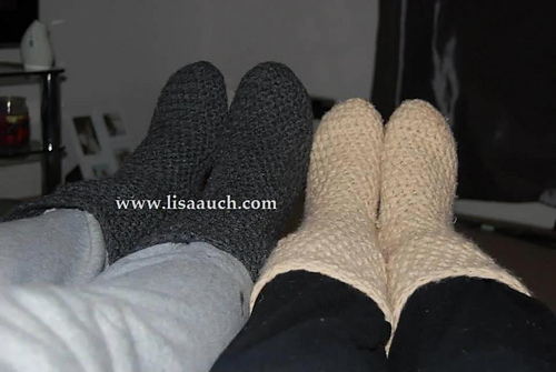 Cozy Slipper Boot Socks photo 3
