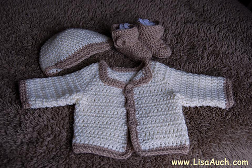 Megans Easy Crochet Baby Cardigan photo 6