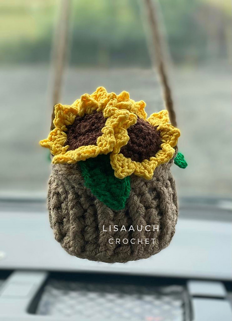 Small Sunflower Basket