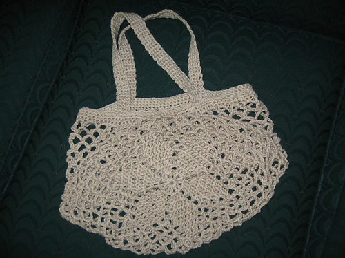 Flower Motif String Bag photo 2