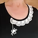 Spider Web Collar pattern 
