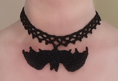 Halloween Bat Choker - Heidi Byner