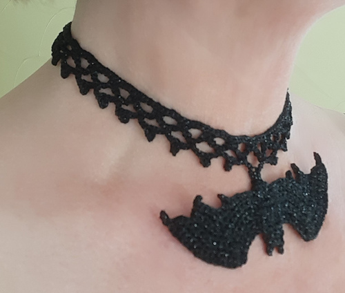 Halloween Bat Choker - Heidi Byner