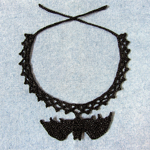 Halloween Bat Choker - Heidi Byner