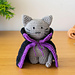 Cat Dracula amigurumi pattern 