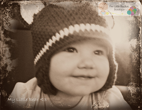 Little Bucket Bear Hat photo 2