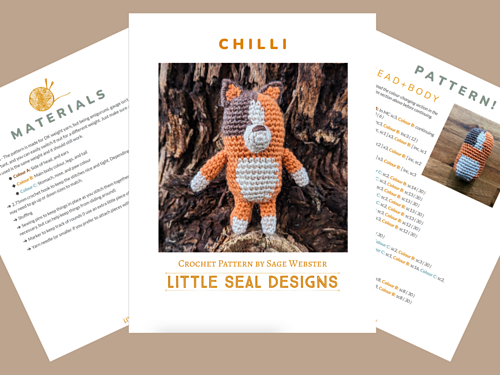 Ravelry: Chilli Bluey Inspired Waldorf Doll pattern by Sage Webster