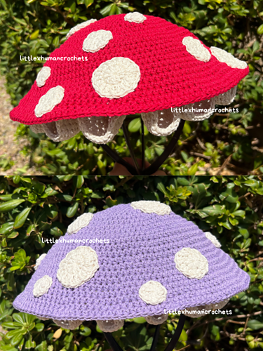 Amanita-sopp-lue - LittlexHuman Crochets