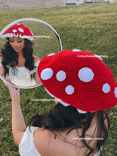 Amanita-sopp-lue - LittlexHuman Crochets