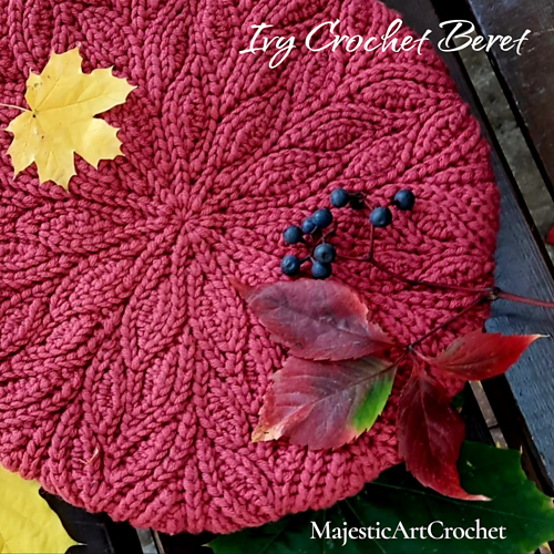 Ivy Crochet Beret