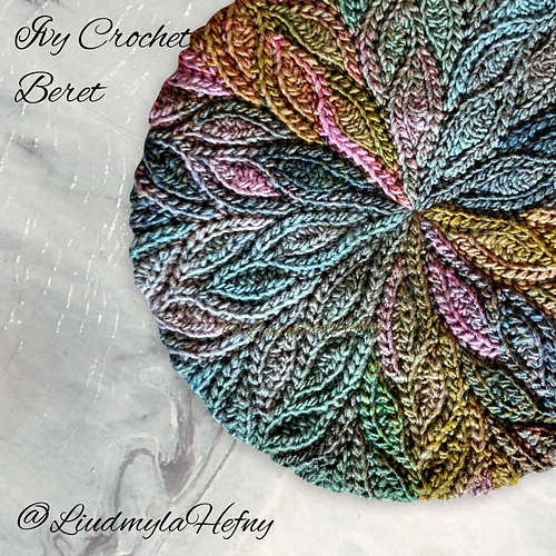 Ivy Crochet Beret - Liudmyla Hefny