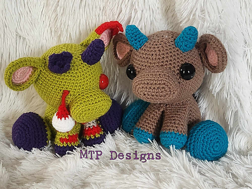 Ravelry: Cow and Zombie Cow pattern by Lizzie Livett-Buchanan